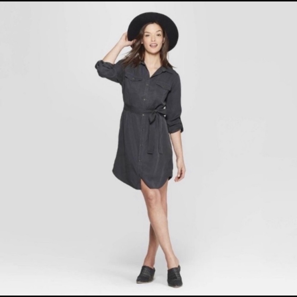 Universal Thread Women’s Long Sleeve Shirt Dress